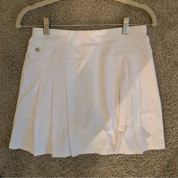 White tennis skirt, size small - Picture 2 of 2
